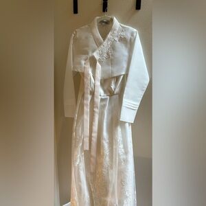 LA designer Leehwa  Hanbok lace design size M sheer Sumi Jeorgori jacket